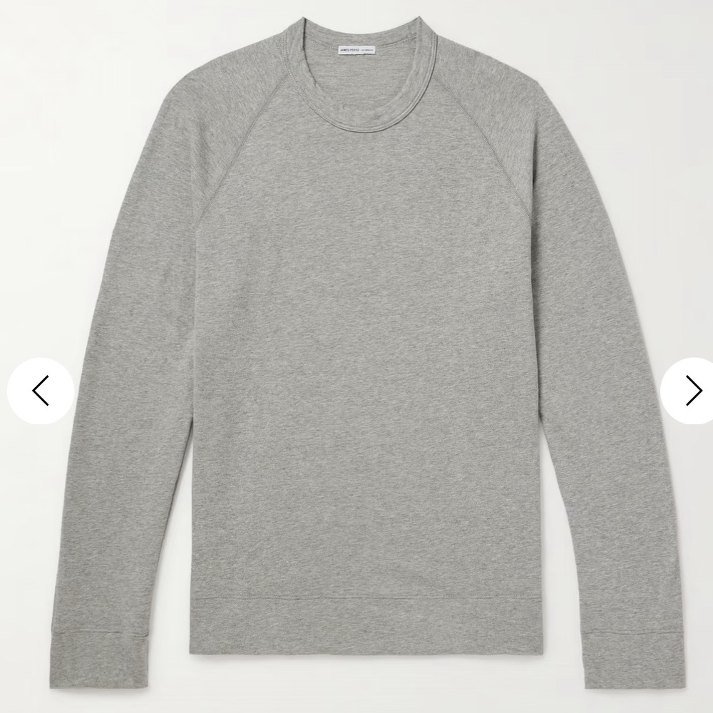 James Perse Men’s Cotton-Jersey Sweatshirt
